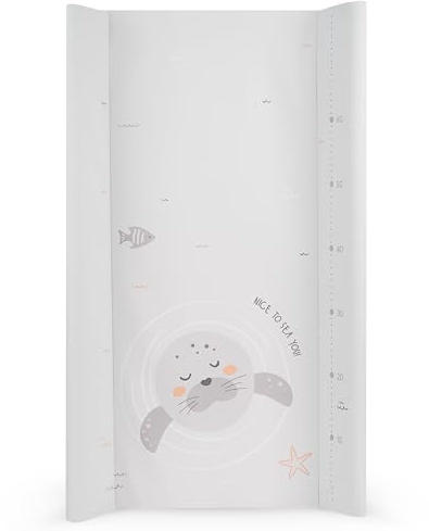 KikkaBoo Cambiador Impermeable y Portátil 80x50 cm SEALLY ME, Suave PVC, Bebé