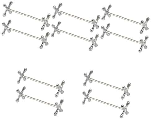 JEWEDECO 10 Piezas Soporte para Cubiertos Soporte para Palillos De Mesa Soporte para Palillos Soporte para Cortadores Soporte para Palillos De Metal Organizador De Cubiertos De Cocina