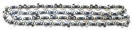YARDCARE Catena per motosega da 16 pollici, passo 3/8, spessore della maglia da 0,050, semi-scalpello, dentatura standard, resistenza alla trazione 5,0 kN, adatta per motoseghe a batteria da 45 cm