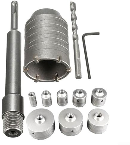 Electric Drill Adapter Compatible with 30mm SDS Hollow Core Bits for Use (30mm)