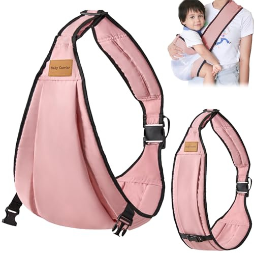 Babytragetuch,Kleinkind Trage Seitlich,Verstellbare Schulter Babytrage,Hüfttrage Kleinkind,Elastisches Baby Tragetuch,Multifunktionale Tragegurt Baby für Babys von 6 bis 36 Monaten