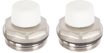 DUZEPA 2 Válvulas De Purga Automáticas De 3/4 De Pulgada, Válvula De Liberación De Aire, Accesorios Para Radiadores Y Escapes (rosca Externa De 3/4 De Pulgada)