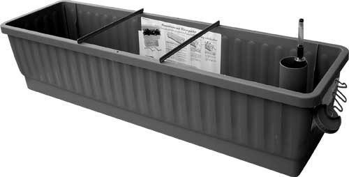 Techno XXL Blumenkasten mit Bew. Venezia 60 cm anthrazit