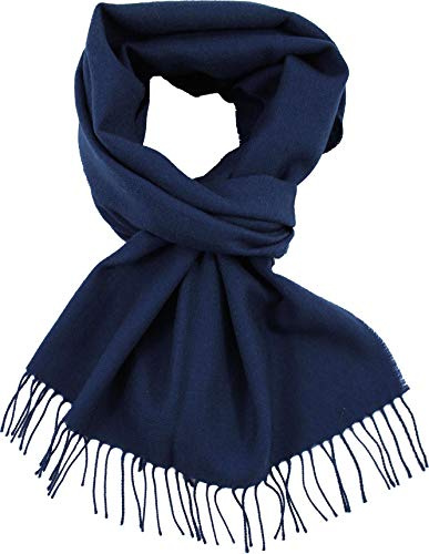 Rotfuchs Schal Webschal Uni modisch Petrol 100% Wolle (Merino) F31