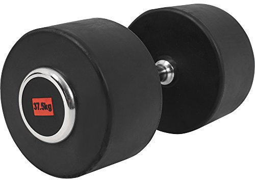 GORILLA SPORTS® Kurzhanteln 2,5–50 kg, einzeln oder 2er Set, gummiert | Aus Gusseisen, mit gerändeltem rutschfestem Griff und mit oder ohne Ablage; Rundhanteln, Kurzhantelset, Hantel Set, Dumbbells