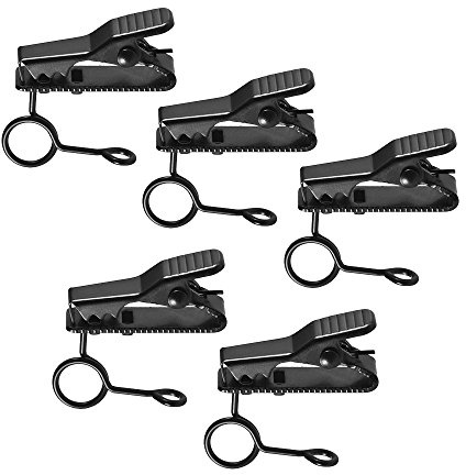 Andoer Ey-j03 5 pcs 6 mm filaire Revers Micro Pince à cravate