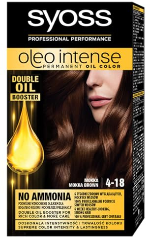 Syoss Tinte intensivo para el cabello Oleo con coloración duradera con 4-18 aceites moca