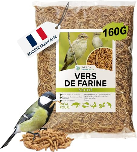 Detox Organica-vers de Farine séchés, 160gr