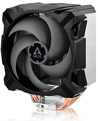ARCTIC Freezer A35 CO - AMD Tower-CPU-Kühler für Dauerbetrieb, druckoptimierter 120 mm P-Lüfter, 0-1800 RPM, Semi-Passiv, Kugellager, inkl. MX-5 Wärmeleitpaste - Schwarz