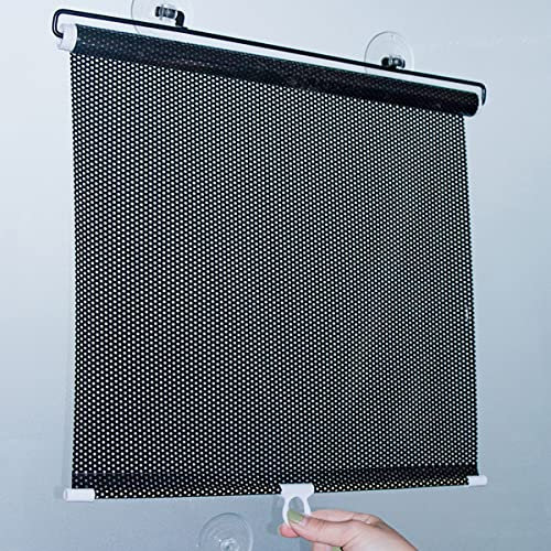 LLPEIJIE026 Verdunkelungsrollo,Fensterrollo Rollo mit Saugnäpfen,Dachfenster Sonnenschutz Verdunkelungsrollo,für Fenster Verdunkelungs Rollo Dachfensterrollo,ohne Bohren (68x125cm/26.8x49.2in)