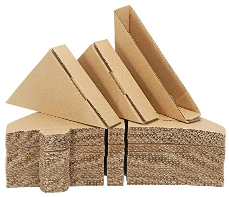 sourcing map Verstellbarer Karton-Eckenschutz, Kantenschutz aus Karton, 9 x 9 x 2 cm, für Kunst, Verpackung, Versandbedarf, 40 Stück