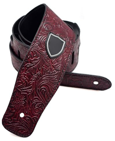 Akustische E-Gitarrengurte, 75x7x1,2cm/29,5x2,8x0,5 Zoll Bassgitarrengurt PU Leder Gitarrensaitengurt Elektrischer Schultergurt Gitarren Schultergurt Bass Ukulele Gurt Guitar Strap für Männer Frauen