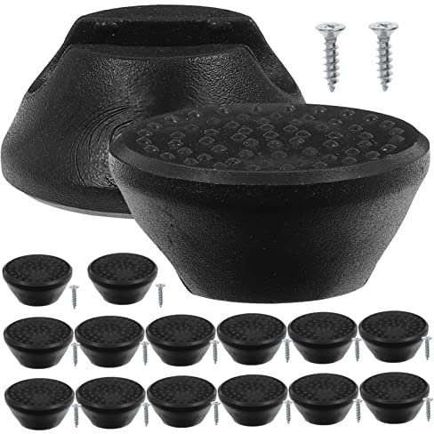 jojofuny Haarnadel Bein Pads Mit Schrauben Tisch Möbelbein Bodenschoner Für Hartholzböden 16 Stück Schützt Vor Kratzern Und Abschürfungen Für Stühle Tische Hocker