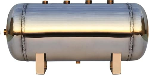 SAFWELAU Réservoir d'eau sous pression Réservoir de Pression Réservoir d'air à réservoir horizontal Pour pompe à air/réservoir de gaz/compresseur 5L/ 10L/ 20L/ 30L/ 40L/ 50L Réservoir haute pression s