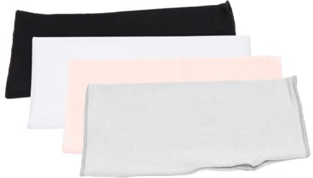 VALICLUD 4pair Sun Protection Non-slip Gloves Cotton Thin Gloves for Women Gym Black Fingerless Uv Resistant Outdoor Sports Armrest Mittens
