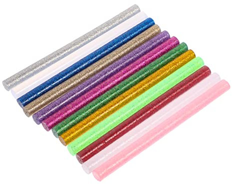 KONTONTY Stick Di Colla A Caldo Colorati 130 Pezzi Bastoncini Di Colla A Caldo Facili Da Usare Per Lavori Fai Da Te Incollaggio Decorazioni E Arti E Mestieri