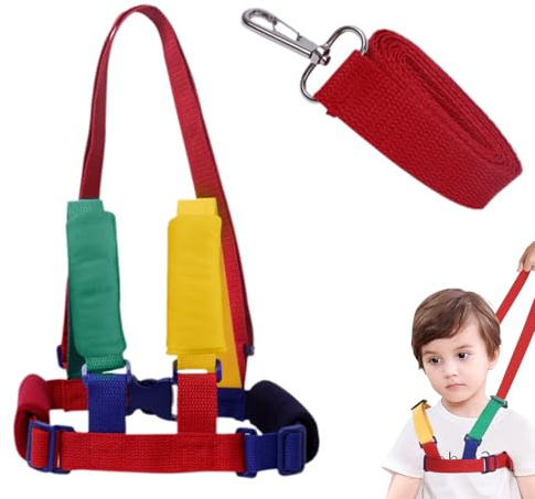 2 Pcs Baby Reins Set, Toddler Reins for Walking 1-3 Years, Baby Walking Harness, Anti - Lost Children's Reins with Leash, Safety Reigns for Toddlers, Reins for Toddlers Boys/Girls/Child/Kids