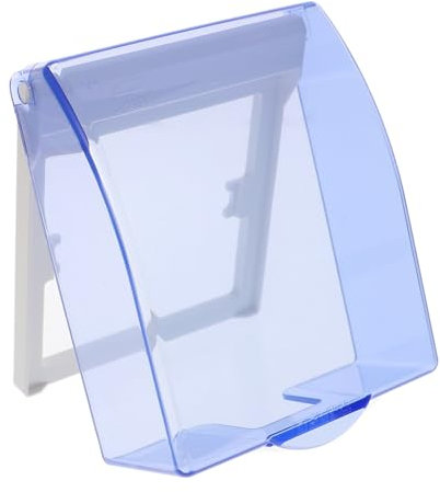 jojofuny Wandplattenabdeckung Fach-wandplattengehäuse Steckdosenabdeckung Aus Hartplastik Stecker Schutz Klar Einfache Installation