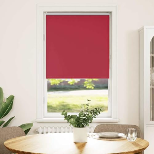Rollo Verdunkelungsrollo rot 80x150 cm Stoffbreite 75,7 cm Polyester