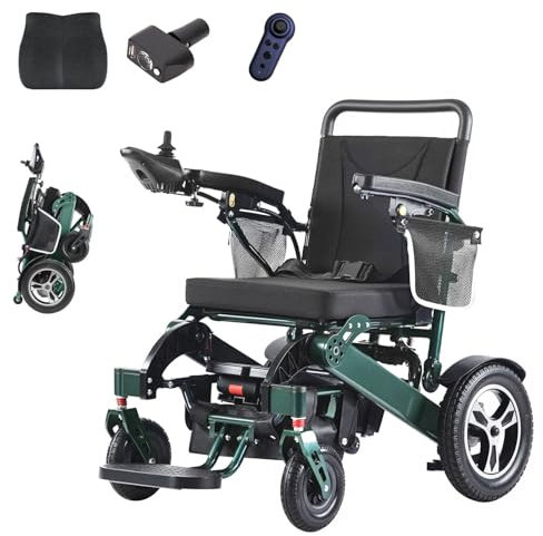 Portable Electric Wheelchair for Adults, Elderly Smart motorised Chair, 26Kg (Without Battery) Lightweight, 700W Powerful Motor, 24Ah Lithium Battery, 30Km Long Range, 120Kg Load Capacity