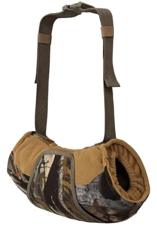 Jagd Handwärme Muff - Thermisch -Fleece -Handwärmer - mit Schultergurt | Winter Camouflage Hunting Muff, Winddichte Handtasche für Hirschjagd, Wandern, Bogenschießen oder im Freie
