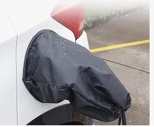 EV Charger Port Cover, Car Charging Port Rain Cover,Electric Car Charger Magnetic Adsorption Plug Rainproof Cloth,Snow And Rain Protection For Electric Vehicle