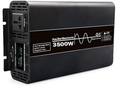 Convertidor Inversor Onda Sinusoidal Pura 3000 W 3500 W Y 4500 W Convertidor 12V 220V Y 230V CC A CA Y 110V para Coche Transformador Inversor(12V,220V(50HZ) Uni,3.6KW)