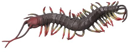 Stylebest Figurine Realistiche di Modelli Animali, Simulazione di Centopiedi in Gomma TPR, Giocattolo Antistress per Bambini e Adulti, con Divertenti attività Indoor per Esercitare la (Mucca)