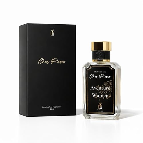 Chez Pierre Aventure Women Eau de Parfum 50 ml Damen Parfum fruchtig holzig mit Bergamotte Pfirsich Apfel Grapefruit Rose Sandelholz Patchouli Moschus Amber Leder eleganter langanhaltender Duft für Fr