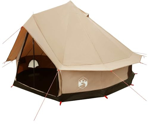 vidaXL Familienzelt 185T Polyester mit PU-Beschichtung Modernes Campingzelt