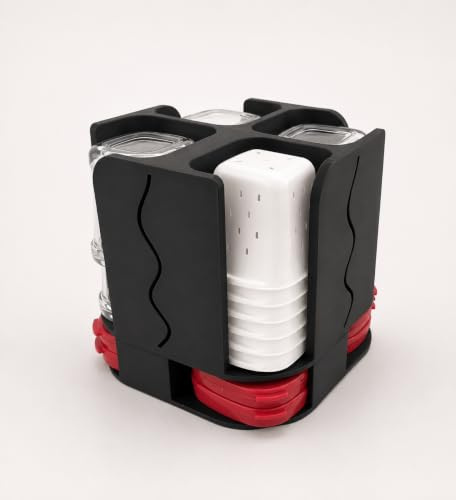 Rangement pour 6 Pots, 6 Couvercles et 6 Paniers « Fromage Blanc » Yaourtière SEB Multidélices