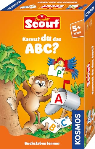 Kosmos Scout - Kannst du das ABC? | Lernspiel für 2-4 Kinder ab 5, Reisespiel, Kinderspiel