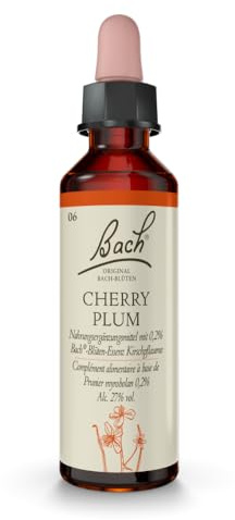 Original Bachblüten Tropfen Nr. 6 Cherry Plum: Sorglosigkeit empfinden mit der Bach-Blüte Kirschpflaume, 20ml