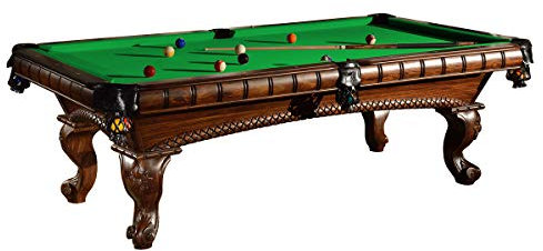 Billiard-Royal Billardtisch Modell Aramis 9 ft., mit hochwertigem K-55 Bandengummi und freier Tuchwahl, Tuchfarbe:grün
