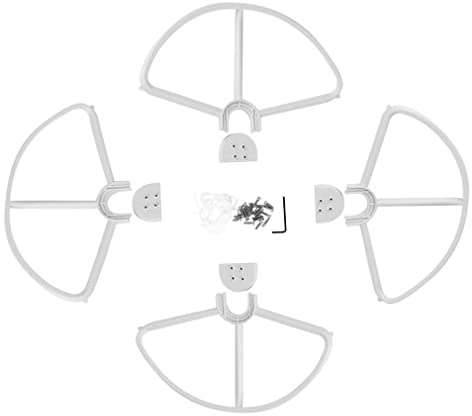 vhbw 4X Propellerschutz kompatibel mit DJI Phantom 2 Vision + Plus, FC40 | für 3 Professional, 3 Advanced, 2 Vision, 2 Drohne Weiß
