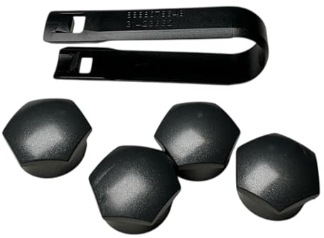 Volvo Felgenschlosskappen Set inkl. Pinzette Grau 31664348