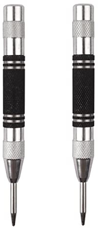 CBRIGHT Automatischer Körner,5 Zoll Gefederter Körner,Automatischer Körner Werkzeug für Metall, Holz, Glas und Dünne Stahlbleche(2 Stück)