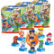INKEE Pack de 3 Bombas de Baño Infantiles de Paw Patrol con Regalo Sorpresa figurita de la Patrulla Canina para Bañera, aroma a gominola de cola
