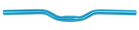 Fahrradlenker, Fahrrad-Stange aus Aluminiumlegierung, Mattierte Oberfläche, Mountainbike-Lenker für die Meisten Fahrräder, 25,4 Mm X 520 Mm (Blau)