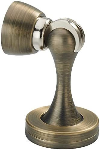 Türstopper, Türstopper, an der Wand montierter Türverschluss aus Metall, Schrauben for Wand- oder Bodenmontage-Türhalter, Tür offen halten, magnetischer Türverschluss (Farbe: Silber) (Farbe: Golden) (