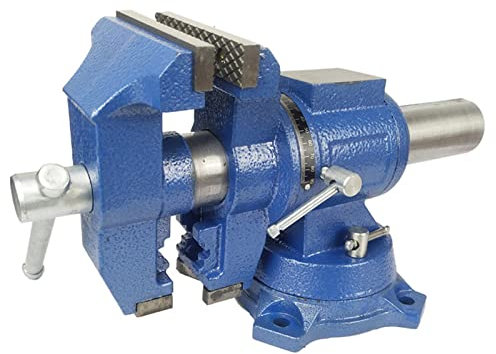 Morsa professionale per banco da lavoro da 5, girevole a 360°, morsa industriale da 125 mm, per smerigliatrici piatte, fresatrici, macchine utensili EDM e WEDM