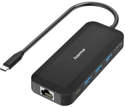 Hama 300080 USB-C Multiport-Adapter, sch