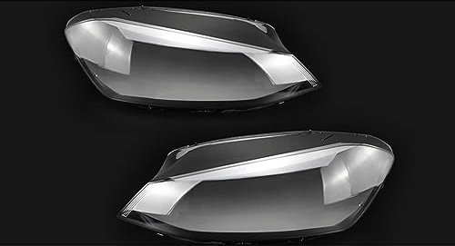 ALaaaaL Transparente Maske Für Autoscheinwerfer Für VW MK7 Golf 7 GTI 2014-2017,Auto Front Scheinwerfer Shell Abdeckung Lampenschirm Autoteile