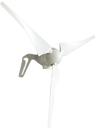 Aerogenerador, Pequeño Generador Eólico Eje Horizontal Con Controlador, Kit Generador Eólico 12v/24v Voltaje, Breeze Start Alta Tasa De Conversión, Adecuado for El Hogar, Exterior, Marino(400W-24V)