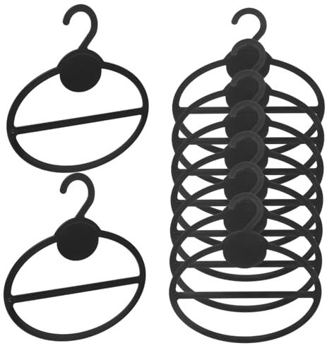 CHILDWEET 10stücke Teiliges Drehbarer Kunststoff-schal Und Krawattenhalter Für Effiziente Aufbewahrung Im Kleiderschrank Für Schals Krawatten Und Accessoires