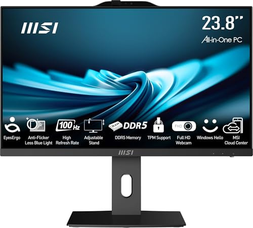 Msi Pro Ap242p 14m I5 14400 Bb Intel? Core? I5 I5-14400 60,5 Cm [23.8] 1920 X 1080 Pixel Pc AlL-IN-One Ssd WI-Fi 6e [802.11ax] Nero (msi Pro Ap242p 1