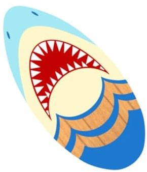 F Fityle Skimboard, Surfbrett, 30 Zoll Flachwasser Wassersport Kleines Surfbrett Skim Board für Teenager Jungen Mädchen Anfänger
