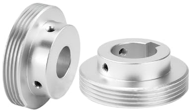 1 Stück 4PJ-Aluminiumlegierungs-Poly-V-Riemenscheibe, 4 Nuten, Außendurchmesser 42.5mm, Mehrnut-Riemenscheiben-Übertragungsteile, Bohrung 19mm, Keilnut 6x2.8mm