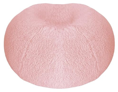 JHSDHYD Copertura Per Poltrona A Sacco Fodera for pouf a sacco senza imbottitura interna(Nudepink,D100cm-cover)
