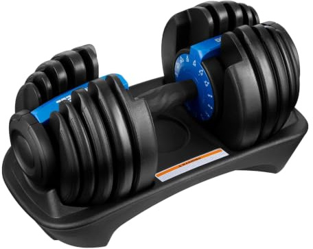 Verstellbare Hanteln Set bis 24 kg mit Sicherheitsverriegelung, Premium Einstellhanteln für Heimfitness, Krafttraining, Gym Zuhause